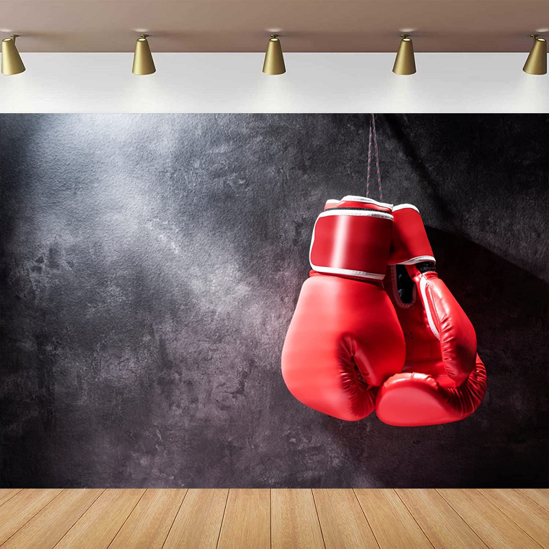 Sports Equipment Background - Photography Backdrop Gym Boxing Sports Match