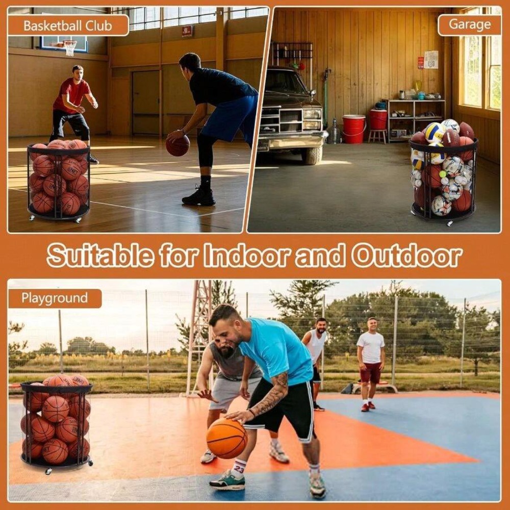 Heavy Duty Ball Storage Bin Ca - đánh giá và giá Sports Equipment Organizer Garage