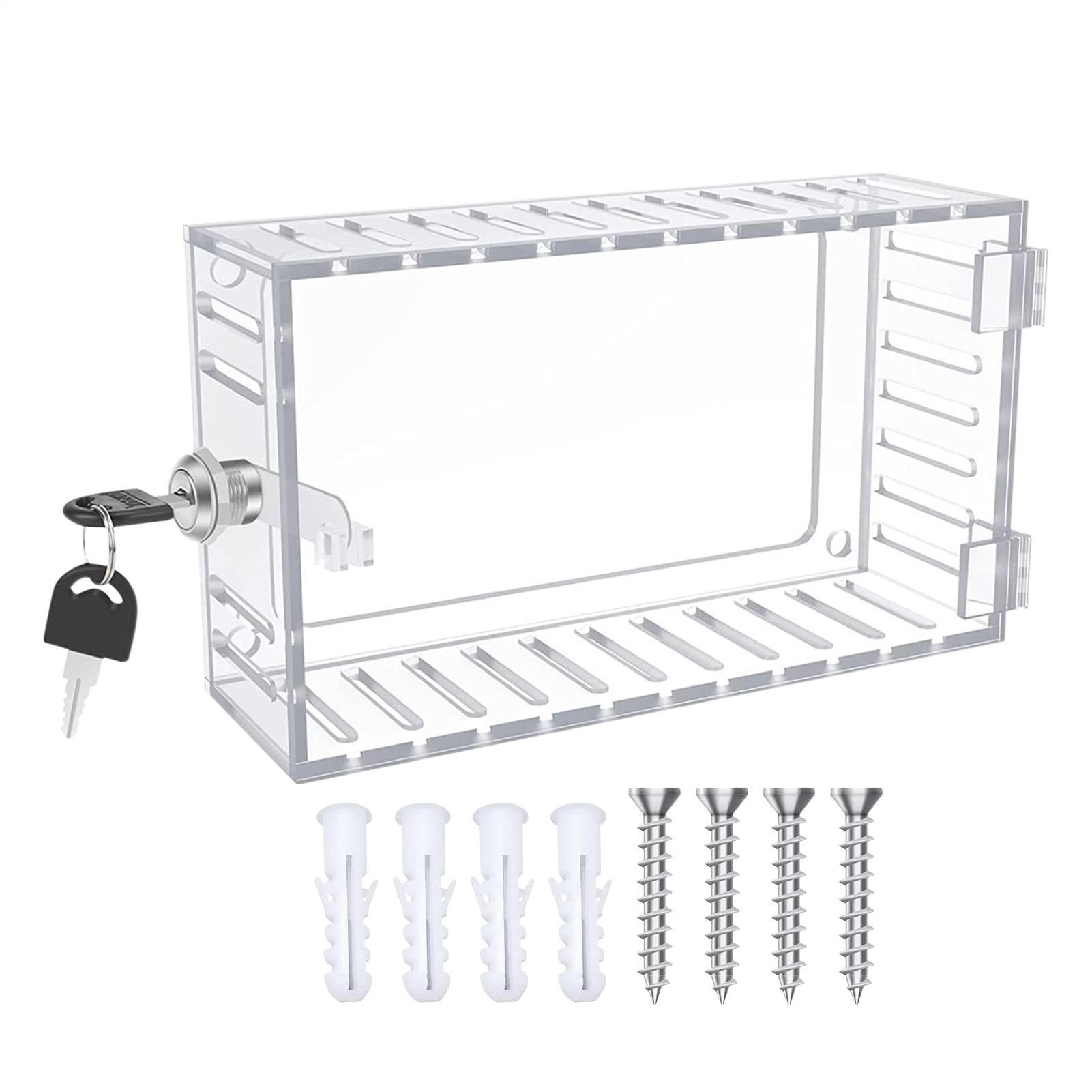 Thermostat Lock Box Clear Larg - đánh giá và giá Sports Equipment Organizer Garage