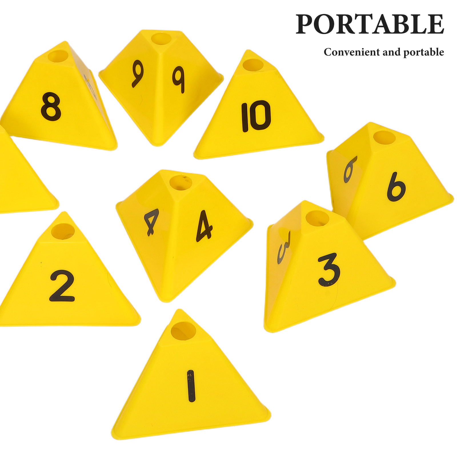 10Pcs Football Training Marker - đánh giá và giá Football Training Cone
