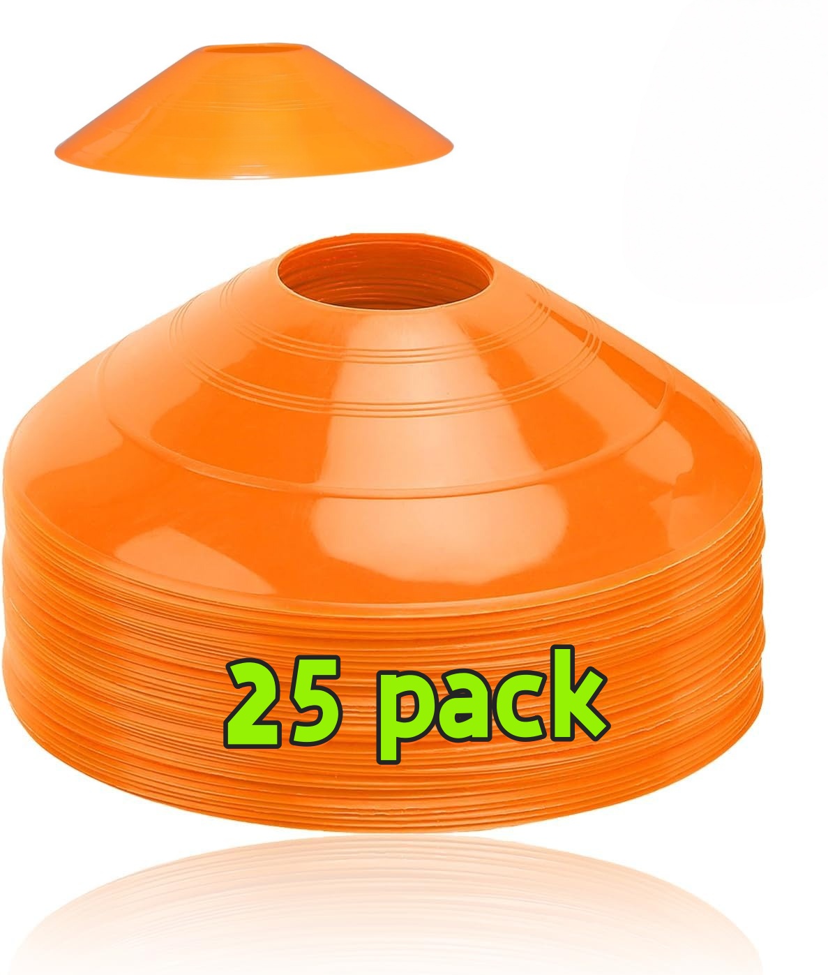 25 Pack football cone plate  f - đánh giá và giá Football Training Cone
